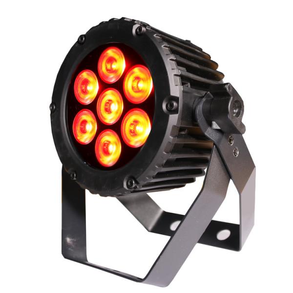 Buy Indoor 7x3 Watt 23W RGBW 3 IN 1 Mini LED Flat Par Can Light Professional Stage Wash at wholesale prices