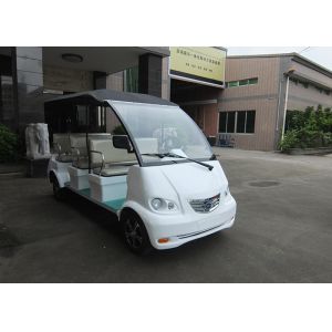 6 Seater 4kw Electric Sightseeing Bus / Pick Up Cart For Amusement Park