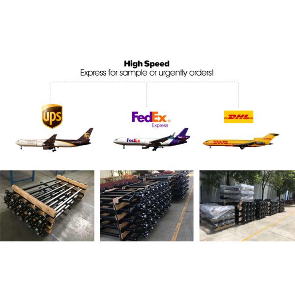 OEM Service Provided and Painting Surface PCD 4" / 4.5" / 5" / 5.5" Solid Round / Square Utility Trailer Stub Axle