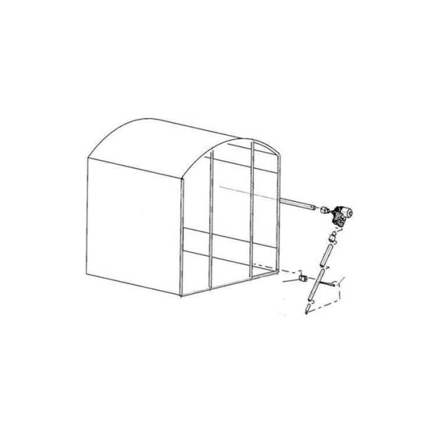 DC 24V 12V Ventilation Electric Greenhouse Accessories