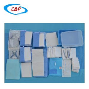 White Cesarean C Section Surgical Drapes EN13795 certificated