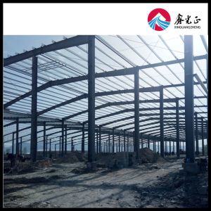Large Capacity Prefab Steel Warehouse With Sandwich Panel Wall Panel And