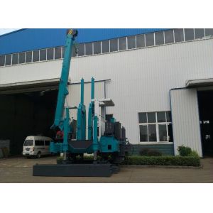 Small Hydraulic Piling Machine , Mini Pile Driving Equipment Energy Saving