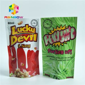 Aluminum k Snack Bag Packaging , Foil Laminated Stand Up Bags For Cotton Candy