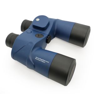 10x50 Blue Military Binoculars Telescopio Waterproof Telescope With Range Finder