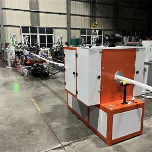 HDPE Double Wall Water Pipe Production Line , DWC Corrugated Tube Making Machine