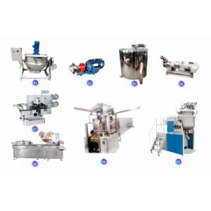 PD150 Toffee Candy Production Machine Line Equipment, Center Filled Toffee Candy