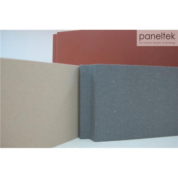 Natural Flat Surface Ceramic Wall Cladding No - Radiation With UV Resistance