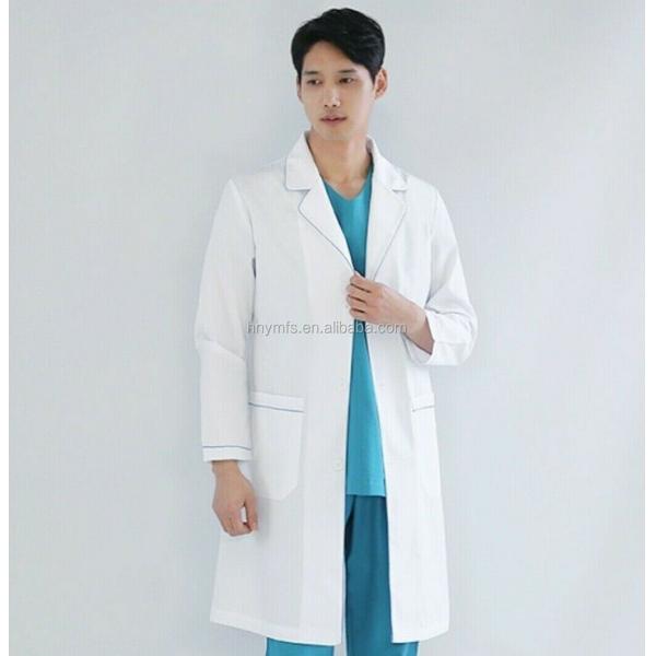 Comfortable Morden Designed Medical Lab Coat Woven Fabric For Women