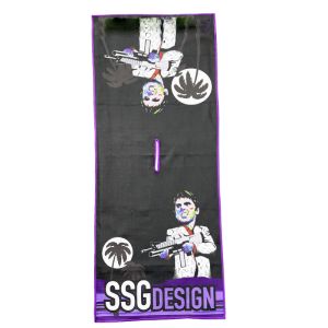 Digital Print Sublimation beach Microfiber Waffle Golf Towel Custom Logo