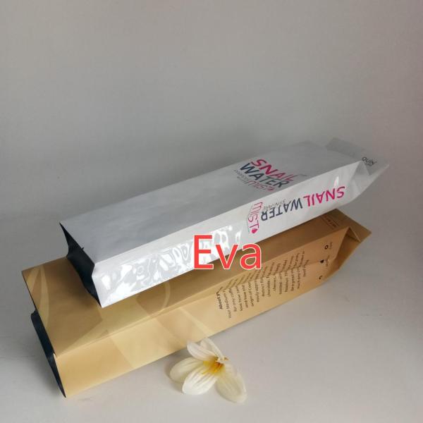 Resealable Zipper Stand Up Bags Flat Bottom For Animal Feed Packaging