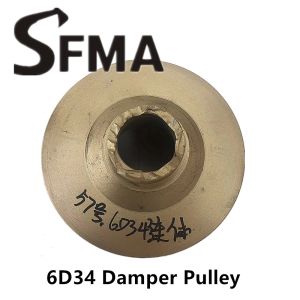 Excavator Digger OD162 3G 6D34 Crank Pulley