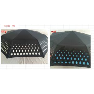 Colour changing umbrella