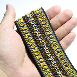 Jacquard Ribbon for Garment Underwear Waistband Vintage Jacquard Elastic Band