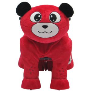 Human Power Plush Walking Horse Toy plush electrical toy animal mechanical ride