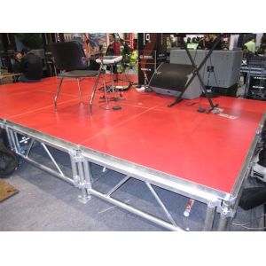 Quality Wholesale Aluminum Alloy Plywood Stage With Red Color for sale