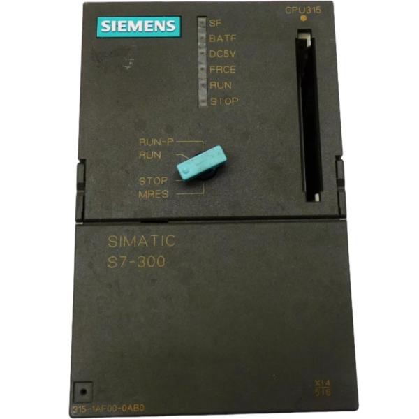 SIEMENS 6ES7315-1AF00-0AB0 CPU 315 CPU WITH INTEGRATED 24 V DC POWER SUPPLY, 48