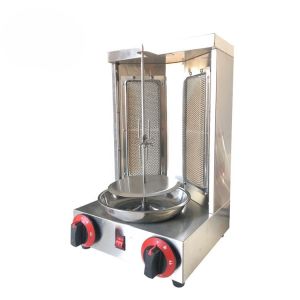 2 in1 Automatic Rotating Doner Kebab Machine for LPG 2800Pa 37x37.5x53.5cm