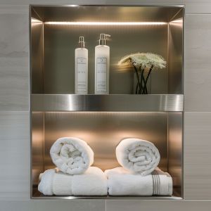 Rust-Resistant Stainless Steel Wall Niche For Wet Environments