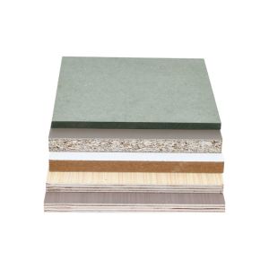 8mm 12mm 18mm MDF Laminated Board Embossed Prelaminated MDF Board