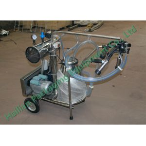 Small Cattle Mobile Milking Machine Hand Operated Sucking Milk