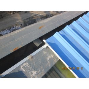 Edge 0.4mm Sandwich Panel 120km/H Steel Warehouse Construction