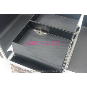 Hair Dressing CAluminium Beauty Case Big Handle With Two Locks Wear Resistant
