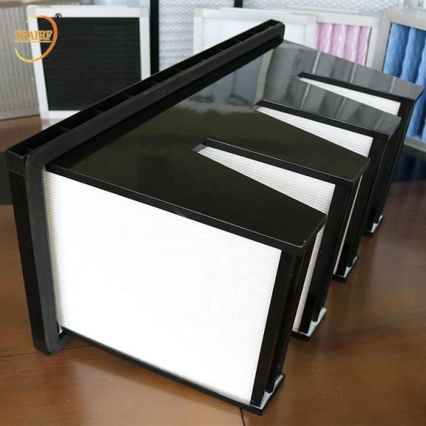 Buy F9 H10 H13 Micro Glass Fiber HEPA V Bank Filter Moisture Proof at wholesale prices