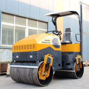 Quality Double Drum Road Roller Cheap and Durable Road Roller 3ton Factory Direct Sales Vibratory Road Roller for sale