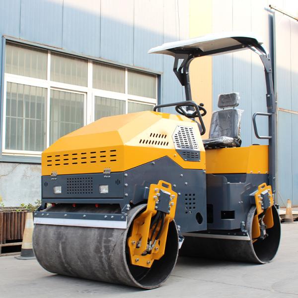 Double Drum Road Roller Cheap and Durable Road Roller 3ton Factory Direct Sales