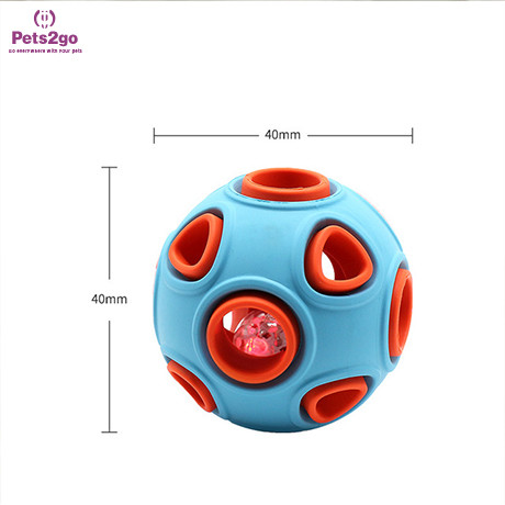Buy Interactive rubber 80mm Indestructible Dog Ball Toys at wholesale prices