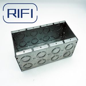 Quality UL Standard Masonry Electrical Box 4 Device Non-gangable Installation For Versatile Applications for sale