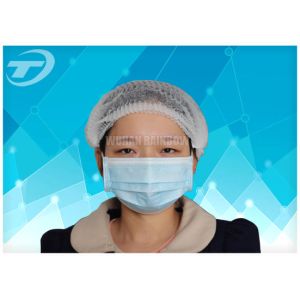 Customized Disposable surgical Non-woven 3 ply face mask tie on Anti Pollution
