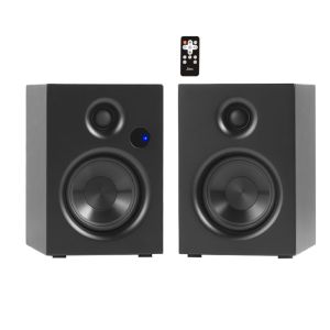 AS30 Bluetooth Bookshelf Speakers 60W Wooden Studio Monitor