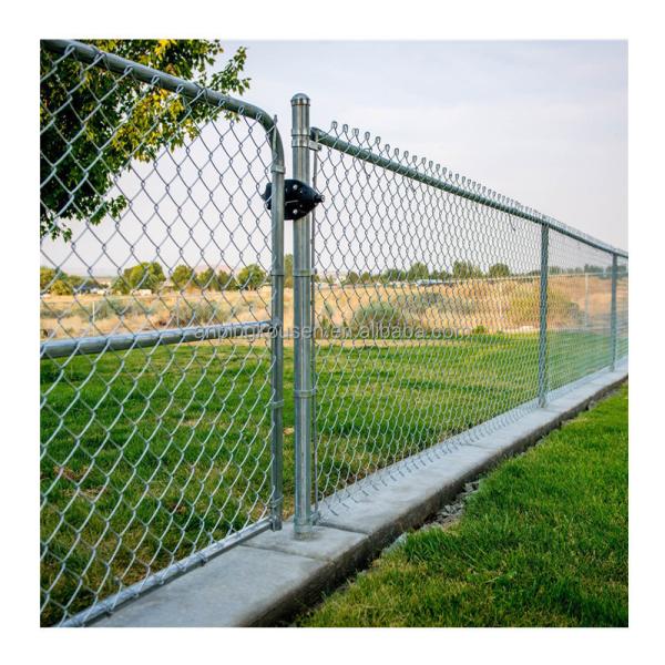 Metal Frame 5 Foot Plastic Coated Chain Link Fencing with and Low Carbon Steel