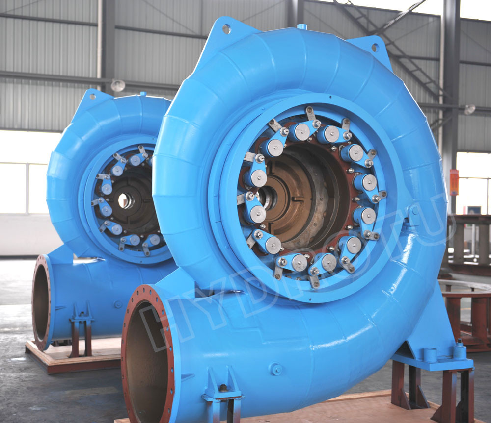 High Efficiency Reaction Type Water Turbine Francis Hydro Turbine With Capacity