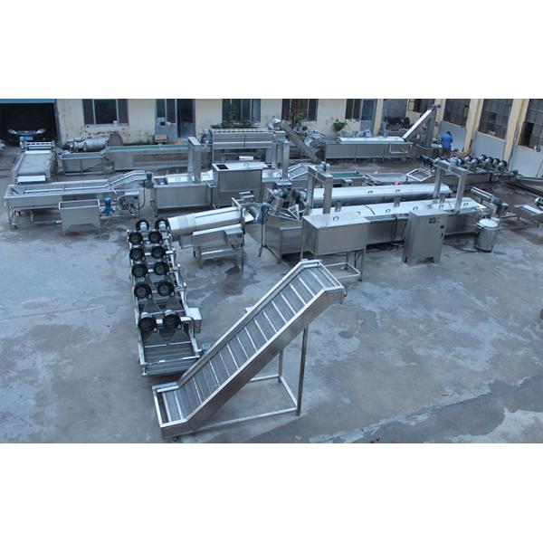 Commercial Potato Chips Manufacturing Machine Frozen French Fries With Flow Production