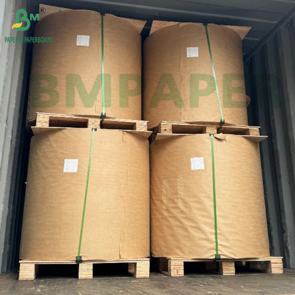 50g 60g Pure Virgin Fibre Kraft Paper 102cm Brown Bag Paper Roll