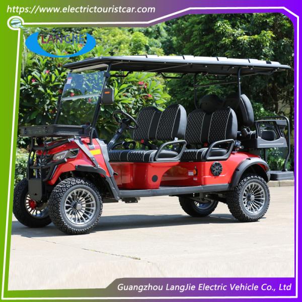 Mini 4+2 Seats Electric Golf Club Cart Battery-operated Electric Buggy Car with CE