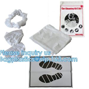 Universal Disposable Transparent Car Seats Cover Car Steering Wheel Covers