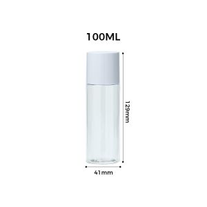 Custom PET Cosmetic Bottle 100ml-150ml with Rotating Cap