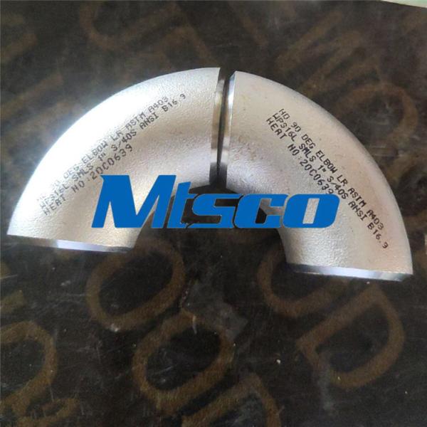 Buy ASTM A403 WP304L Stainless Steel 90 180 Degree Elbow Pipe Fitting at wholesale prices