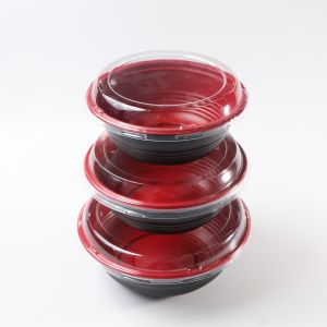 Plastic Pet Round Dome Pastry Moon Cake Boxes fruit Container