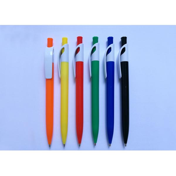 Buy Multi- Color Click Plastic Ball Pen with printing Logo for promotion at wholesale prices