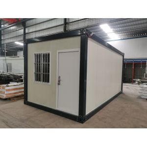 Security Office Container House , Detachable Fabricated Modular Container House