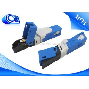 Single Model SC Type Fiber Optic Fast Connector FTTH Low Polarization Dependent