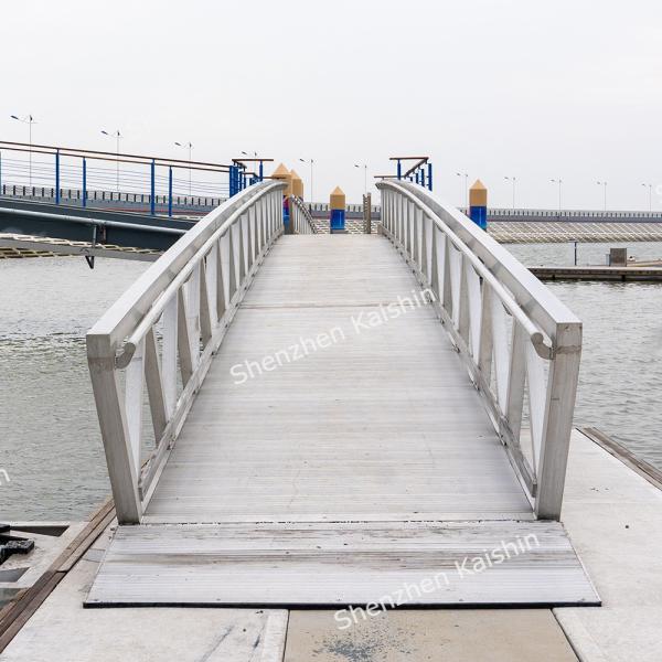 Buy Customizable Floating Dock Marine Aluminum Gangways Ramps With 1.1m Height Handrail at wholesale prices