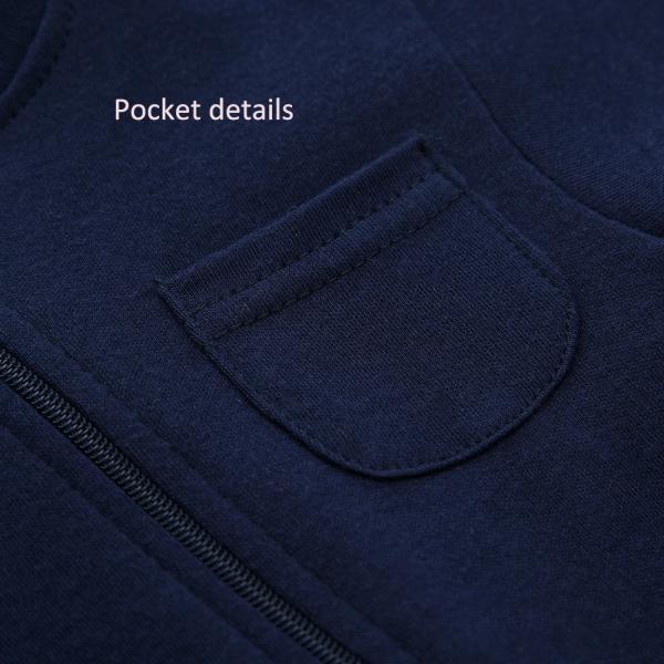 Good Quality Custom 100% Organic Cotton Baby Footie zipper Onesie Jumpsuit Low Price Baby Rompers