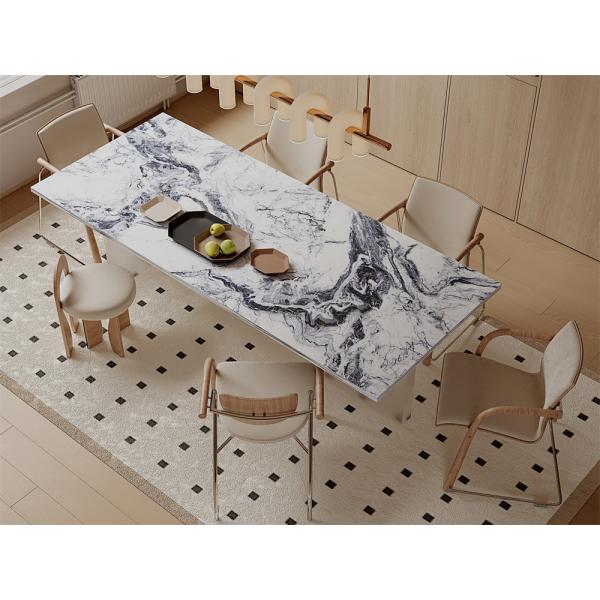 Polished Sintered Stone Slab 1600x3200mm for Dining Room