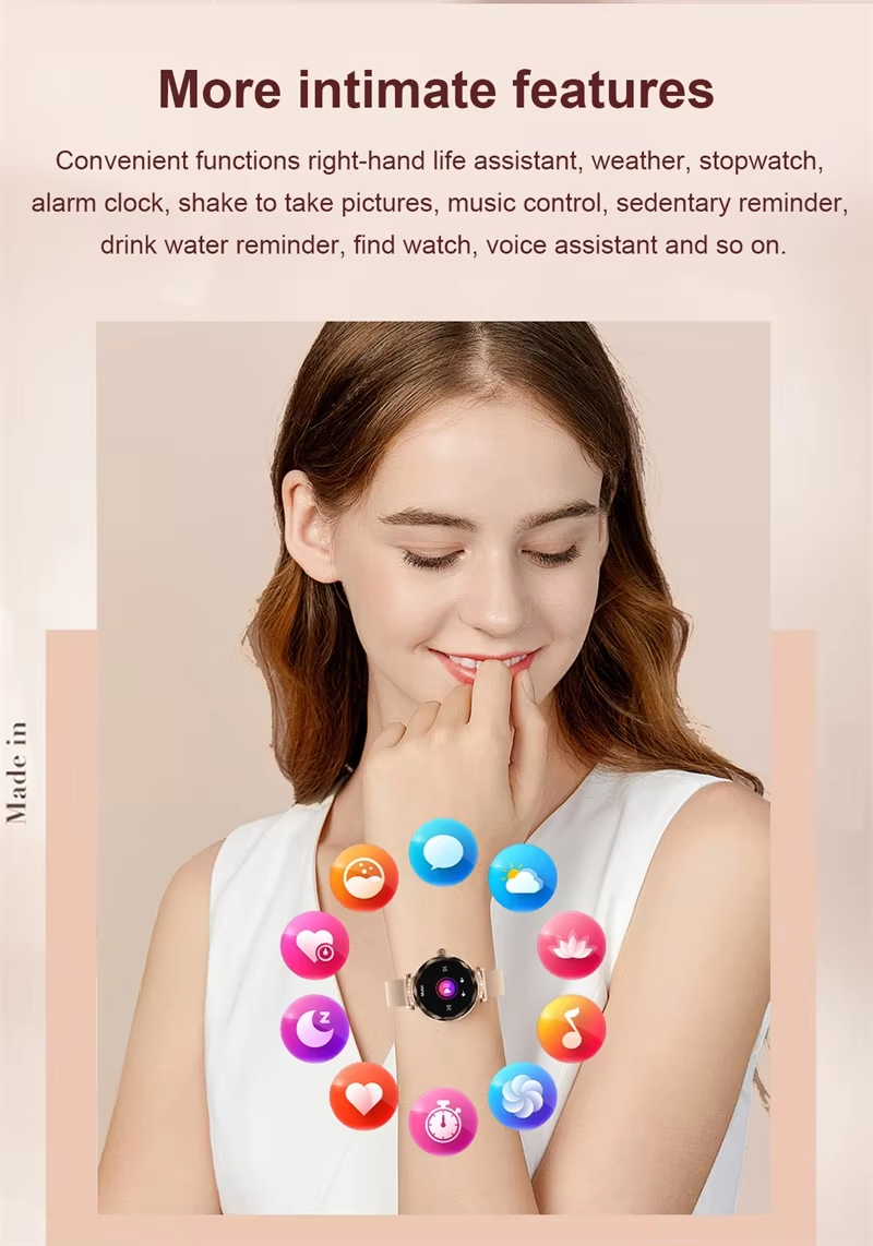 1.19inch NX7pro Smart Watch Bands Accessories For Women Waterproof Fashion